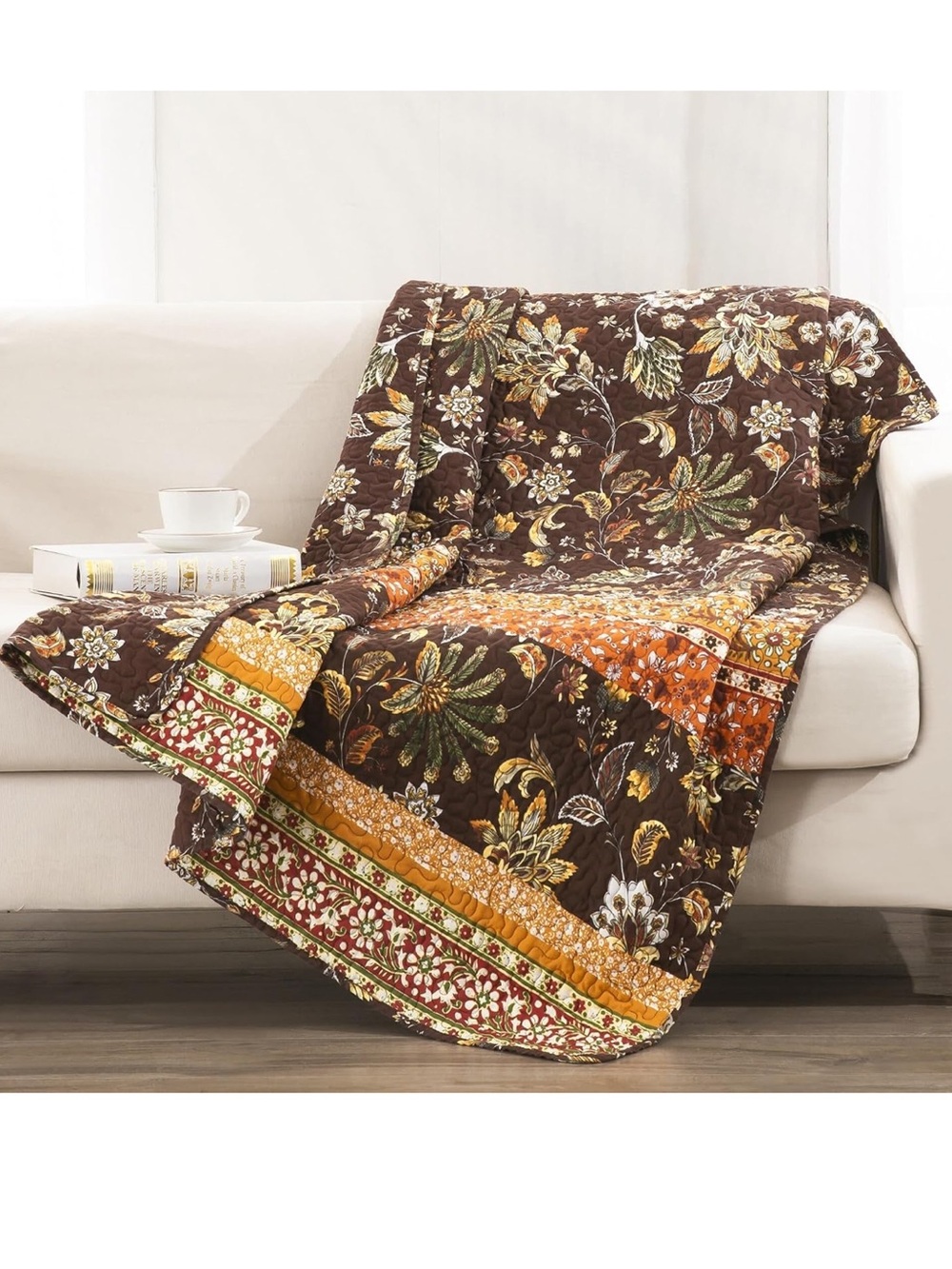 Greenland Home Barefoot Bungalow Audrey Throw Blanket